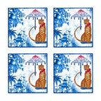 Safari Leopard 4er-Set Platzsets – Set-Inhalt